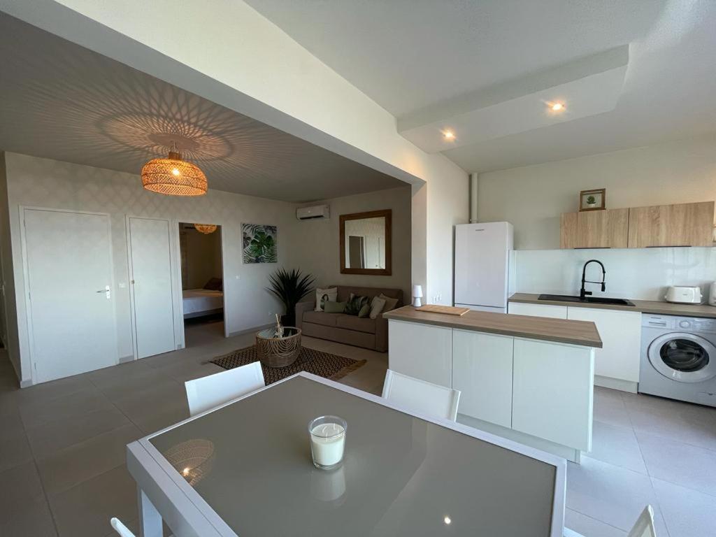 Appartement La Perle, T2 Les Pieds Dans L'Eau A 50M De La Mer 생프랑수아 외부 사진